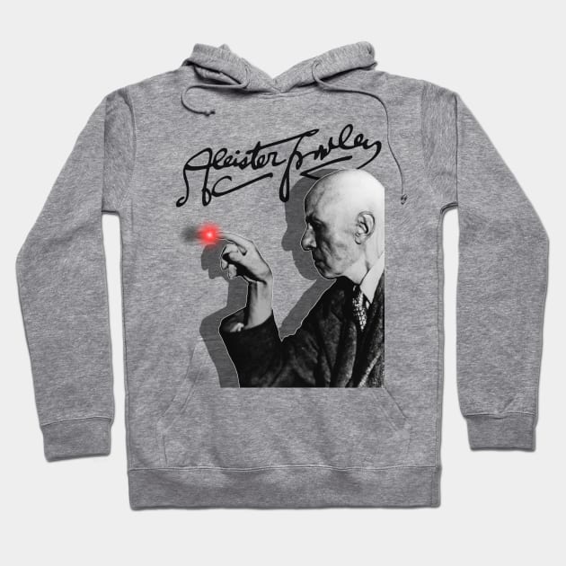 Aleister Crowley // Vintage Occultist Fan Art Hoodie by darklordpug